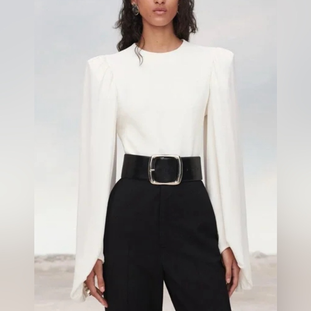Zara Ballon Sleeve Blouse